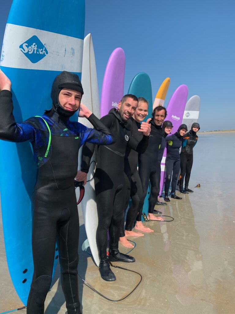 École de surf Pousse Pied surf School Plouharnel Morbihan Quiberon