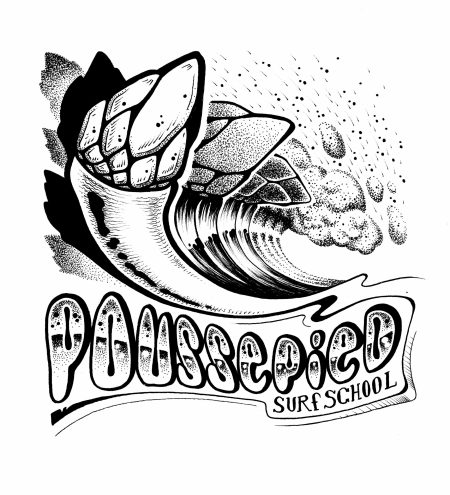 Logo Pousse-pied Surf School
